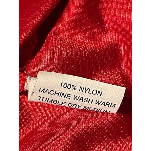 Don Alleson Top Flight Basketball Jersey mens large #12 made USA red - Picture 7 of 9